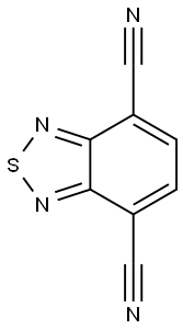 2,1,3-Benzothiadiazole-4,7-dicarbonitrile Struktur