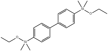 4,4'-BIS(DIMETHYLETHOXYSILYL)BIPHENYL Struktur