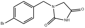 1-(4-BroMobenzyl)hydantoin Struktur