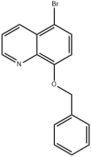 Quinoline, 5-broMo-8-(phenylMethoxy)- Struktur