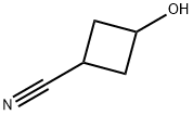 3-Hydroxycyclobutanecarbonitrile Struktur