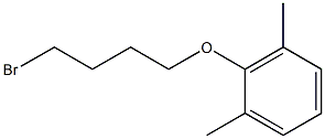 2-(4-BroMobutoxy)-1,3-diMethylbenzene Struktur