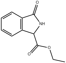 Ethyl 3-oxoisoindoline-1-carboxylate Struktur