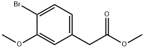 Methyl2-(4-broMo-3-Methoxyphenyl)acetate Struktur