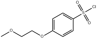 4-(2-METHOXYETHOXY)BENZENESULFONYL CHLORIDE Struktur