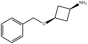 cis-3-(Benzyloxy)cyclobutanaMine Struktur