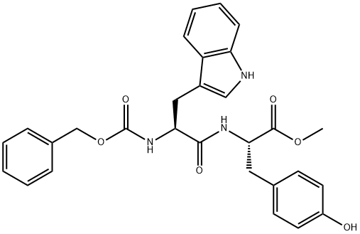 CARBOBENZYLOXYTRYPTOPHYLTYROSINE METHYL ESTER Struktur