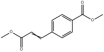 (E)-Methyl 4-(3-Methoxy-3-oxoprop-1-enyl)benzoate Struktur