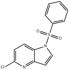 5-Chloro-1-(phenylsulfonyl)-4-azaindole Struktur