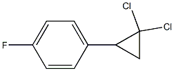 Benzene, 1-(2,2-dichlorocyclopropyl)-4-fluoro- Struktur