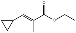 2-propenoic acid, 3-cyclopropyl-2-Methyl-, ethyl ester Struktur