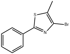 4-BroMo-5-Methyl-2-phenyl-4,5-dihydrothiazole Struktur