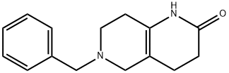 6-BENZYL-3,4,5,6,7,8-HEXAHYDRO-1,6-NAPHTHYRIDIN-2(1H)-ONE Struktur