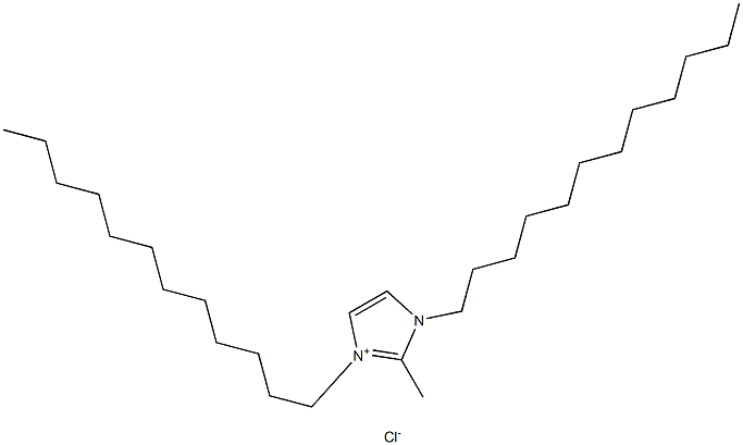 1,3-雙十二烷基-2-甲基咪唑氯鹽, 21054-71-7, 結(jié)構(gòu)式