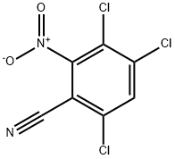 3,4,6-Trichloro-2-nitrobenzonitrile Struktur