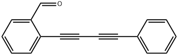 2-(phenylbuta-1,3-diyn-1-yl)benzaldehyde Struktur