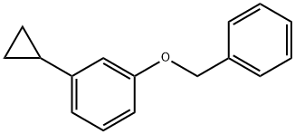 1-(Benzyloxy)-3-cyclopropylbenzene Struktur