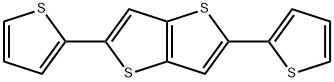 2,5-Di(thiophen-2-yl)thieno[3,2-b]thiophene Struktur