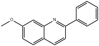 2-Phenyl-7-Methoxyquinoline Struktur