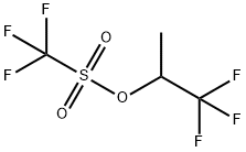 Trifluoromethanesulfonic acid 2,2,2-trifluoro-1-methylethyl ester Struktur