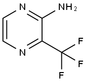 3-(trifluoroMethyl)pyrazin-2-aMine Struktur