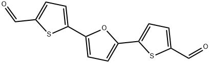 5,5'-(furan-2,5-diyl)dithiophene-2-carbaldehyde Struktur