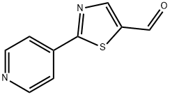 2-(pyridin-4-yl)thiazole-5-carbaldehyde Struktur