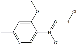 4-Methoxy-2-Methyl-5-nitropyridine hydrochloride Struktur