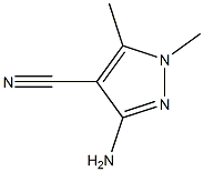 3-aMino-1,5-diMethyl-pyrazole-4-carbonitrile Struktur