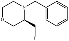 Morpholine, 3-(fluoroMethyl)-4-(phenylMethyl)-, (3R)- Struktur