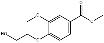 Methyl 4-(2-hydroxyethoxy)-3-Methoxybenzoate Struktur