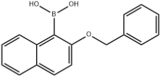 (2-(Benzyloxy)naphthalen-1-yl)boronic acid Struktur