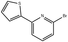 2-broMo-6-(thiophen-2-yl)pyridine Struktur