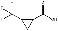 2-(trifluoroMethyl)cyclopropanecarboxylic acid Struktur