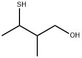 3-Mercapto-2-Methyl-1-butanol Struktur