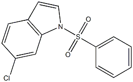 6-Chloro-1-(phenylsulfonyl)-1H-indole Struktur