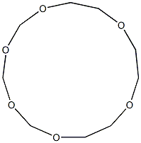 1,3,5,7,10,13-Hexaoxacyclopentadecane Struktur