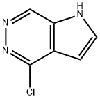 4-chloro-1H-pyrrolo[2,3-d]pyridazine Struktur