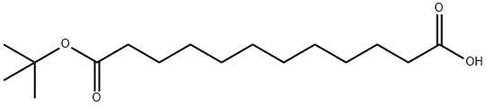 Dodecanedioic acid, 
Mono(1,1-diMethylethyl) ester Struktur