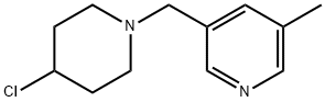 3-((4-chloropiperidin-1-yl)Methyl)-5-Methylpyridine Struktur