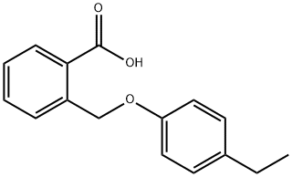 2-((4-ethylphenoxy)Methyl)benzoic acid Struktur