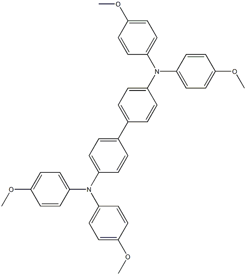 MeO-TPD, N,N,N',N'-tetrakis(4-Methoxy-phenyl)benzidine Struktur