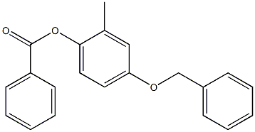 4-(Benzyloxy)-2-Methylphenyl benzoate Struktur