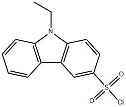 9-ethyl-9H-carbazole-3-sulfonyl chloride Struktur