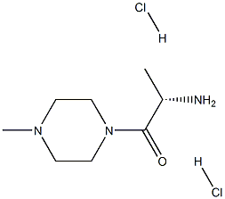 (S)-2-AMino-1-(4-Methyl-1-piperazinyl)-1-propanone 2HCl Struktur