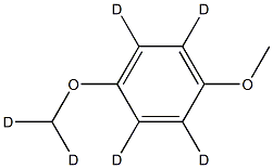 1,4-DiMethoxybenzene-D6 Struktur