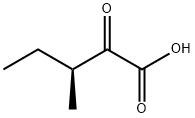 L-alpha-keto-beta-Methylvaleric acid Struktur