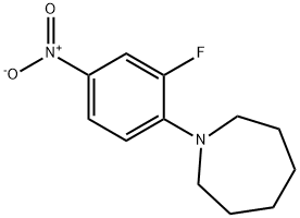 1-(2-Fluoro-4-nitrophenyl)azepane, 97% Struktur