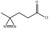 3-Methyl-3H-diazirine-3-propionyl chloride Struktur