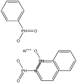 Aluminum phenylphosphinate Struktur